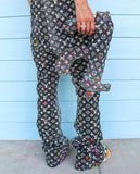 PAINTER LV MONOGRAM FLARE PANTS + DRACO
