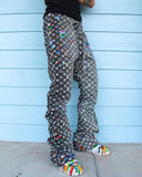 PAINTER LV MONOGRAM FLARE PANTS + DRACO