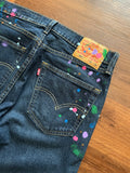 PAINTER GG MONOGRAM FLARE DENIM (32W/34L)