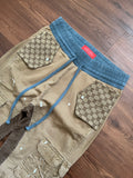 “CAMPER” HYBRID GG MONOGRAM FLARE CARGOS (30”-32”)