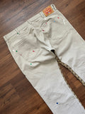 “VANILLA SPRINKLES” GG MONOGRAM FLARE DENIM (38W/32L)