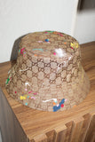 PAINTED GG MONOGRAM BUCKET