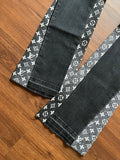 GRADIENT LV MONOGRAM FLARE DENIM
