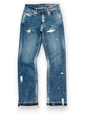 DISTRESSED PAINTER DENIM