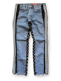 “RUNNER” GG MONOGRAM TRACK DENIM (34W/32L)